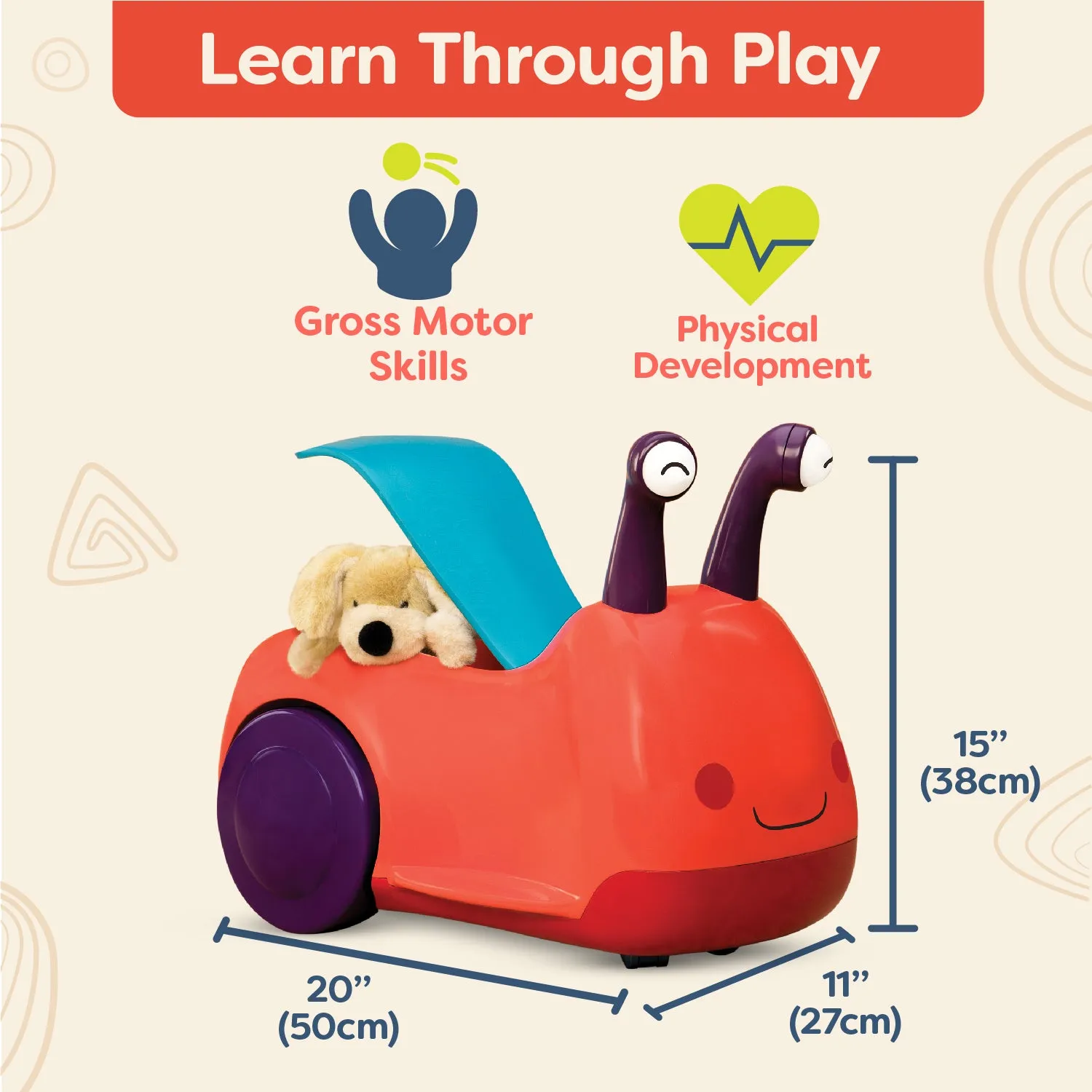 Buggly Wuggly Snail Ride-On