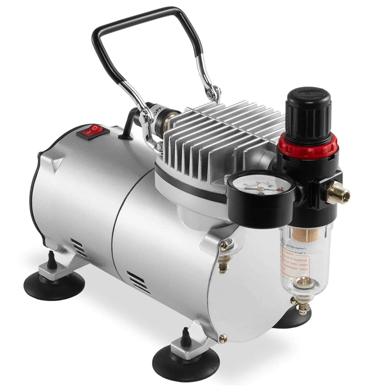 Cake Airbrush Decorating Kit - 3 Airbrushes, Compressor & Paint