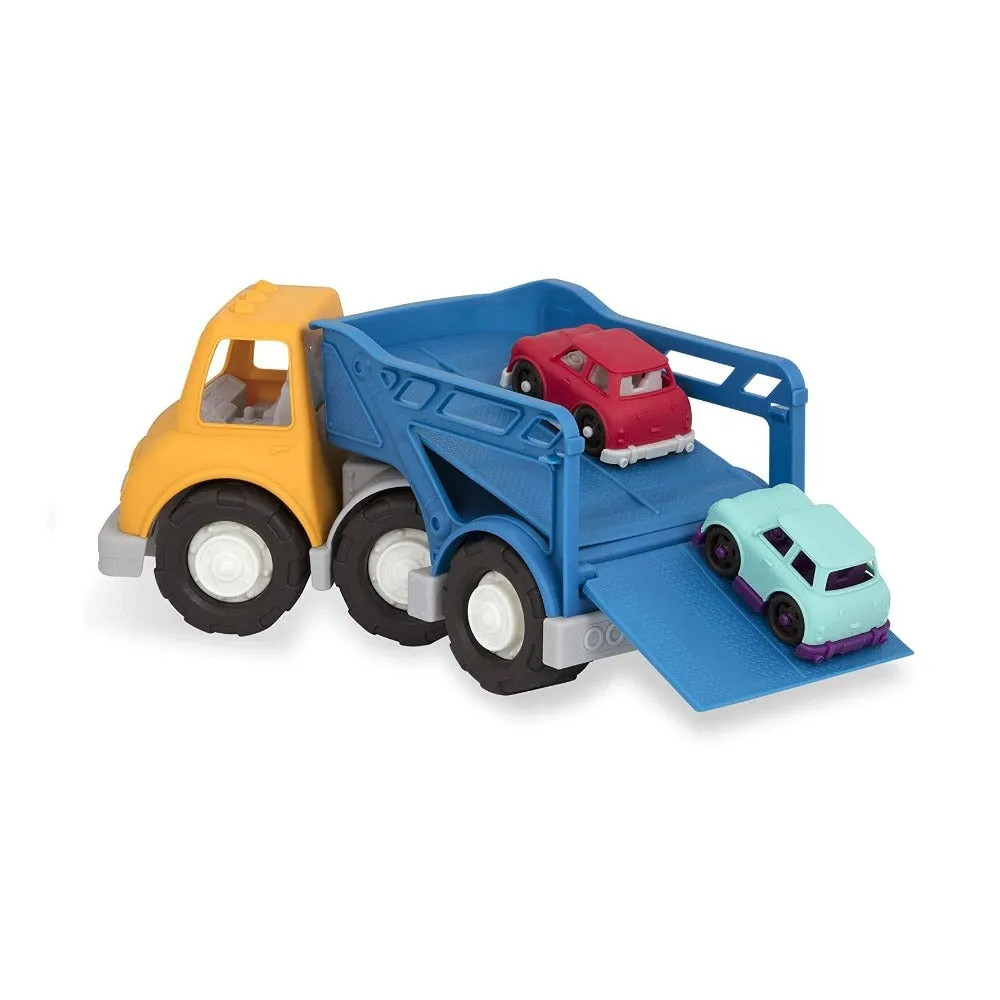 Car Carrier Toy Truck with 2 Toy Cars Set