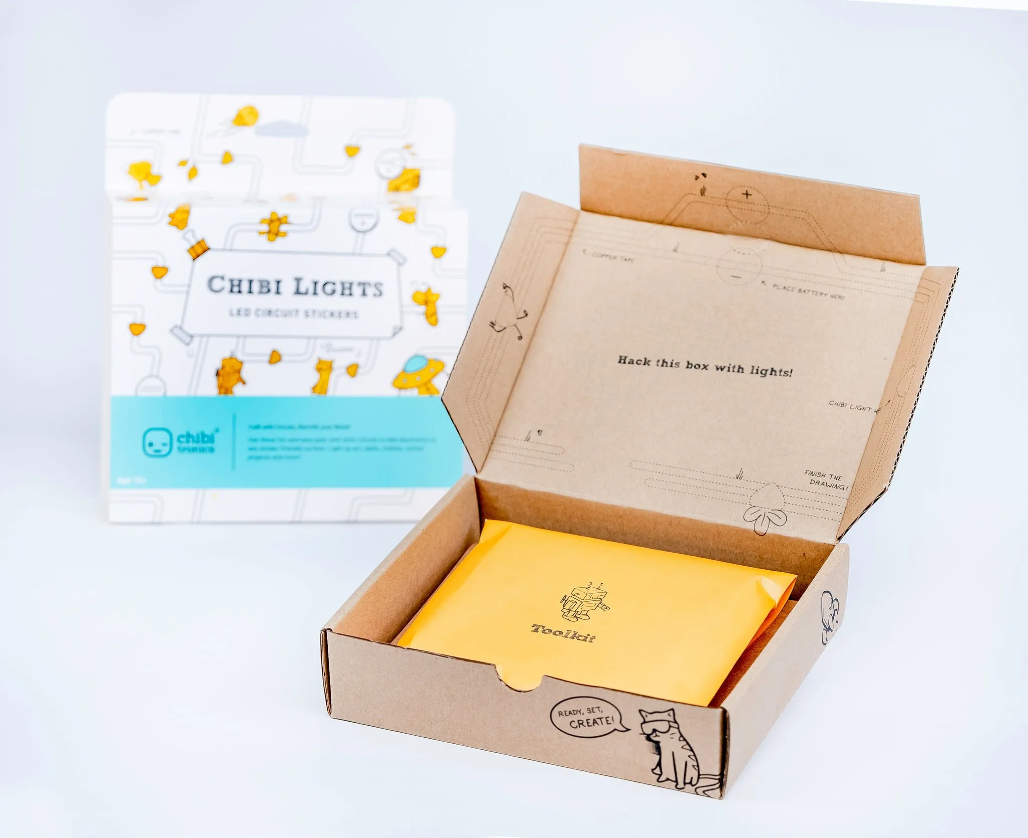 Chibitronics Chibi Lights LED Circuit Stickers STEM Starter Kit