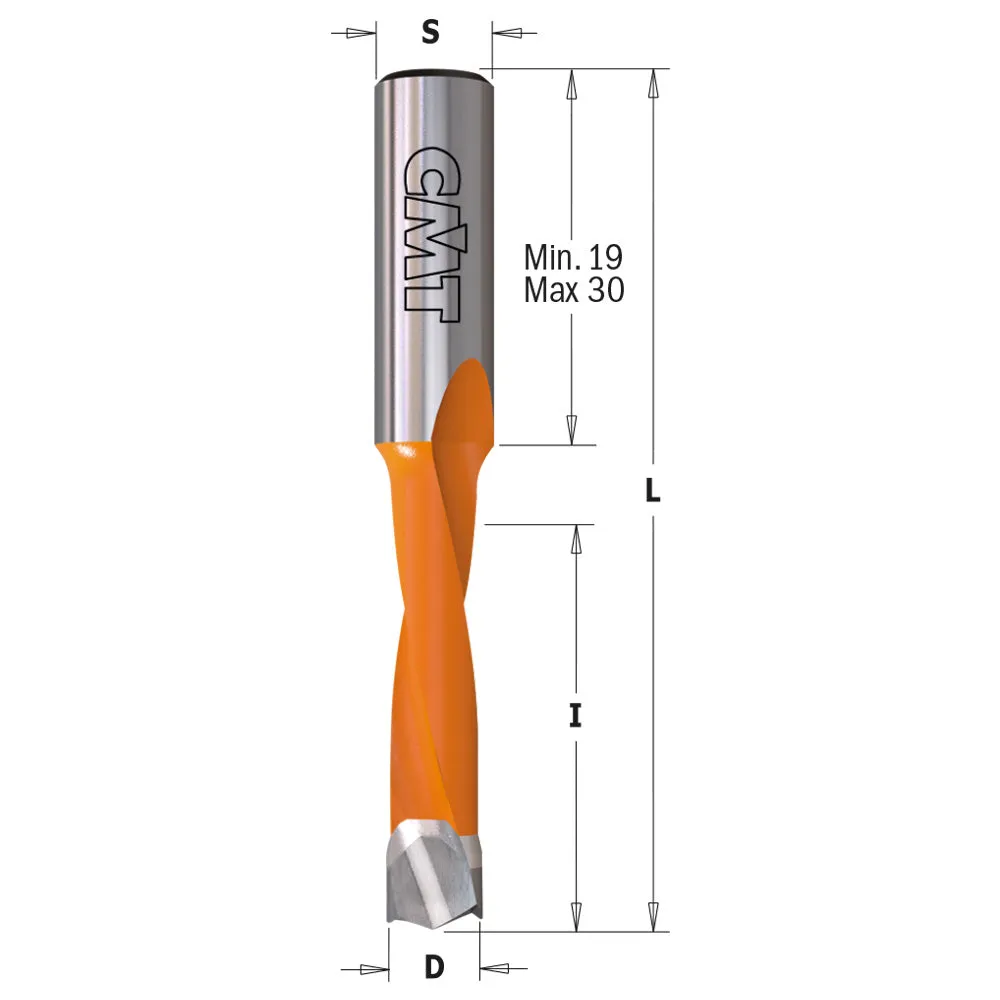 CMT Orange Tools 311.070.41 DOWEL DRILL 7x35x70mm  RH