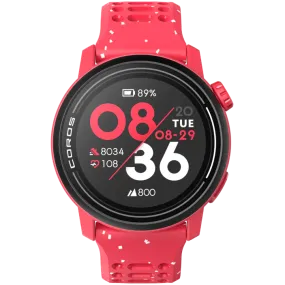 COROS PACE 3 GPS Sport Watch - Red with Silicon Band