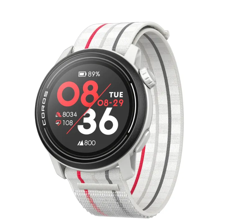 COROS PACE 3 GPS Sport Watch - White with Nylon Band