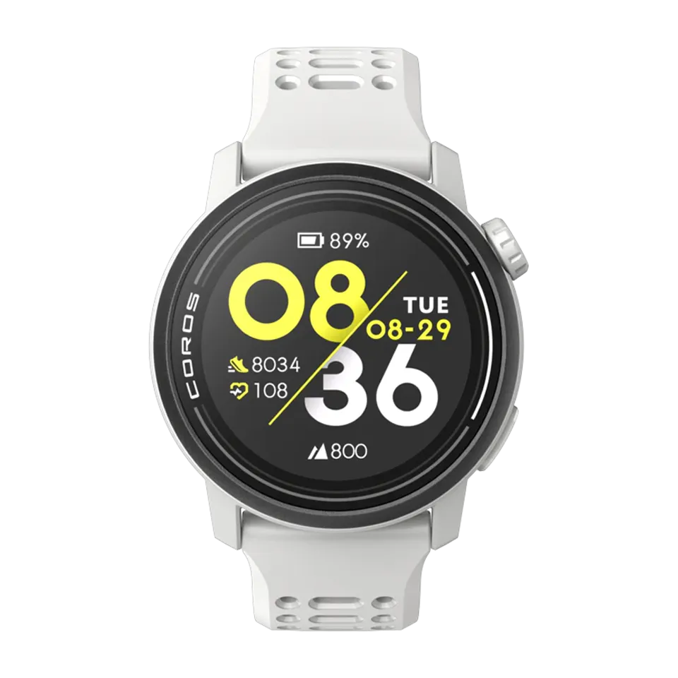 COROS PACE 3 White/Silicone Band