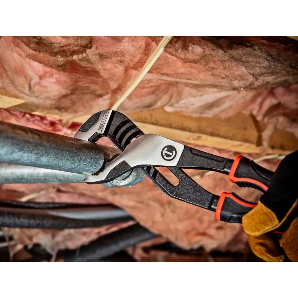 Crescent RTZ210CGV 10" Z2 K9™ V-Jaw Dual Material Tongue and Groove Pliers