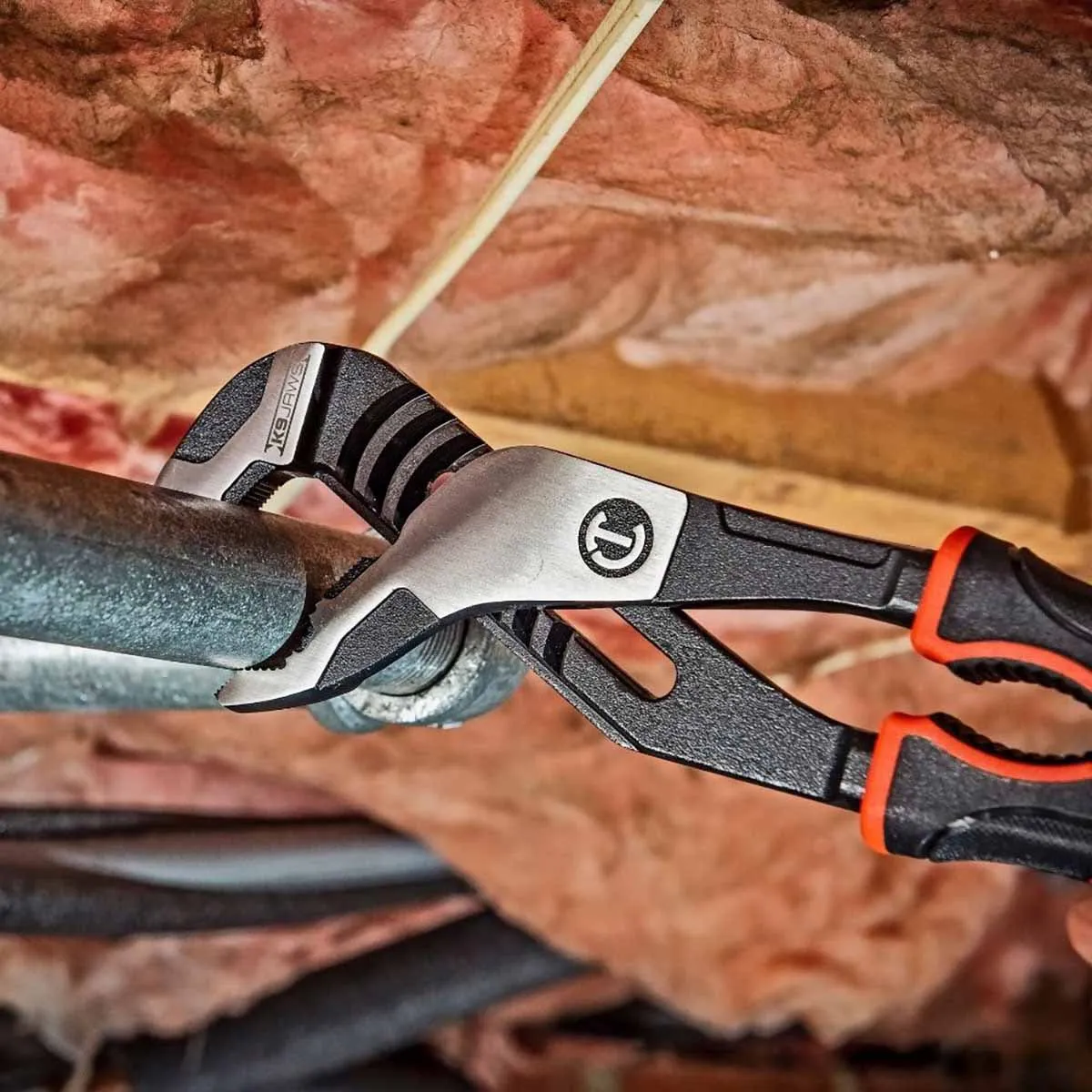 Crescent RTZ212CGV 12" Z2 K9™ V-Jaw Dual Material Tongue and Groove Pliers
