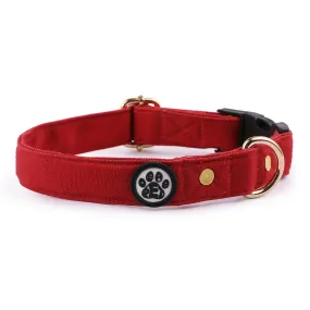 Dear Pet Classic Maroon Dog Collar
