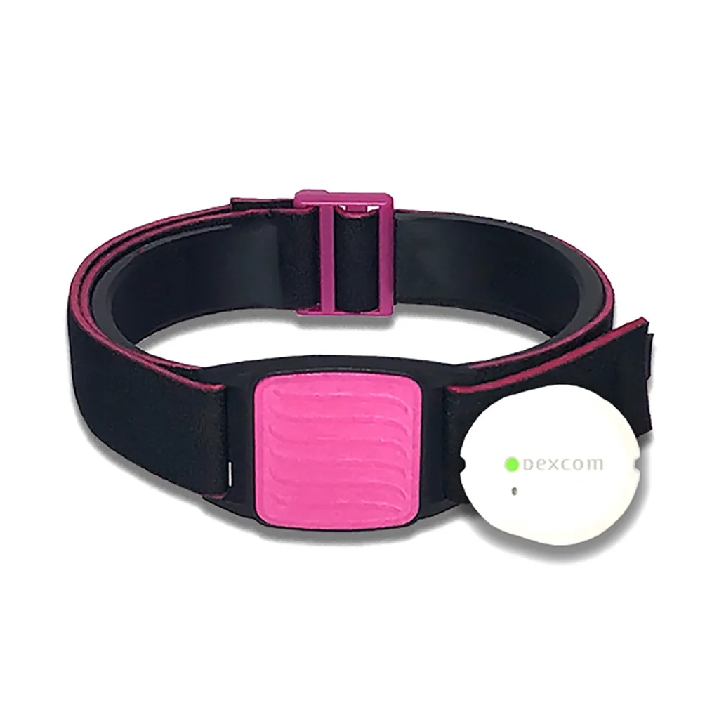 Dexcom G7 CGM Sports & Swim Armband Cover - Magenta Wave Dexband
