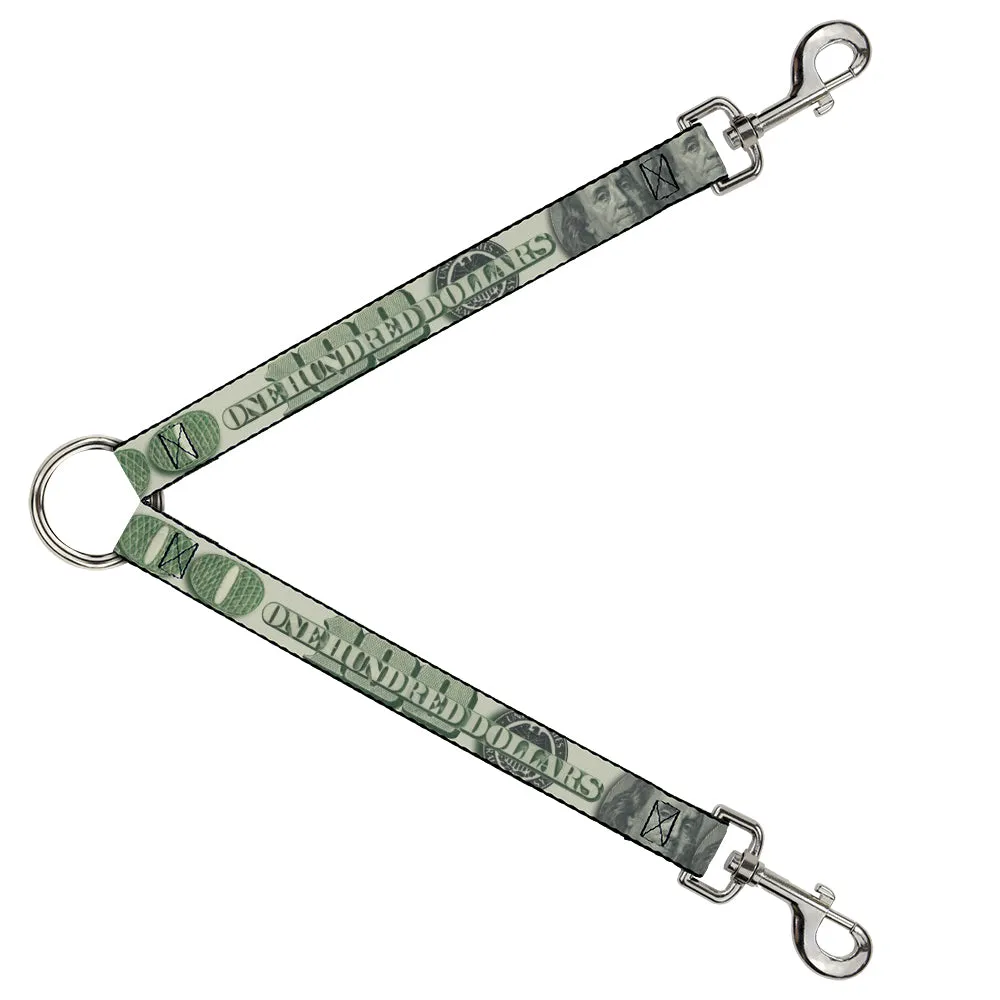 Dog Leash Splitter - 100 Dollar Bill C/U/Triple Benjamin