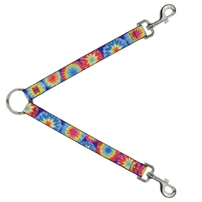 Dog Leash Splitter - 70's Tie Dye