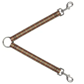 Dog Leash Splitter - Americana Plaid