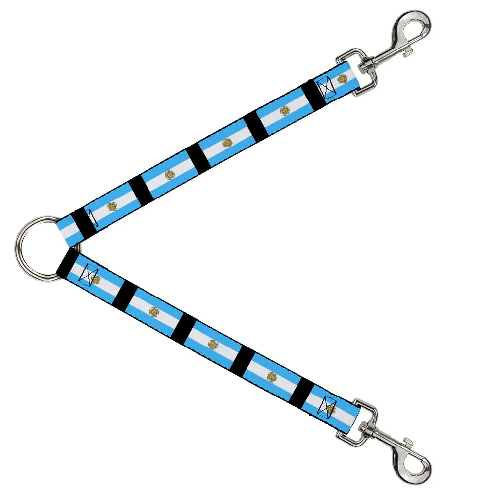 Dog Leash Splitter - Argentina Flags