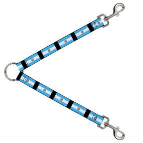 Dog Leash Splitter - Argentina Flags