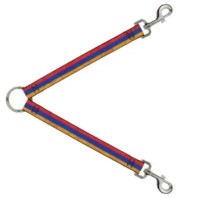 Dog Leash Splitter - Armenia Flag Distressed