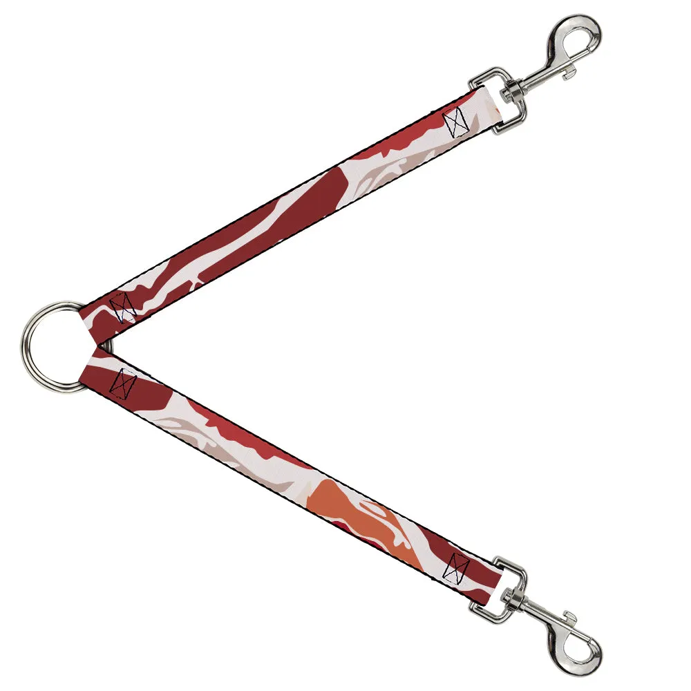 Dog Leash Splitter - Bacon CLOSE-UP