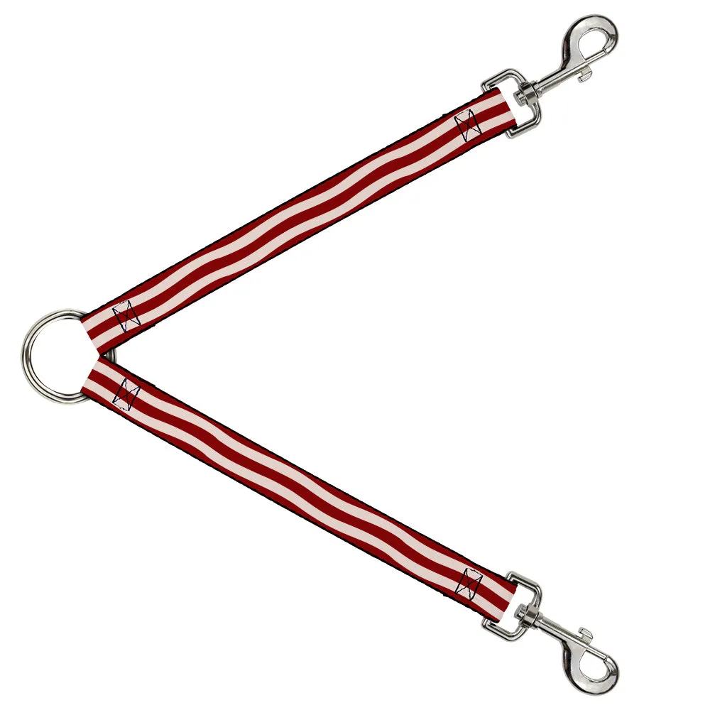 Dog Leash Splitter - Bacon Stripe