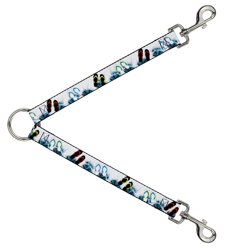 Dog Leash Splitter - Beach Flip Flops