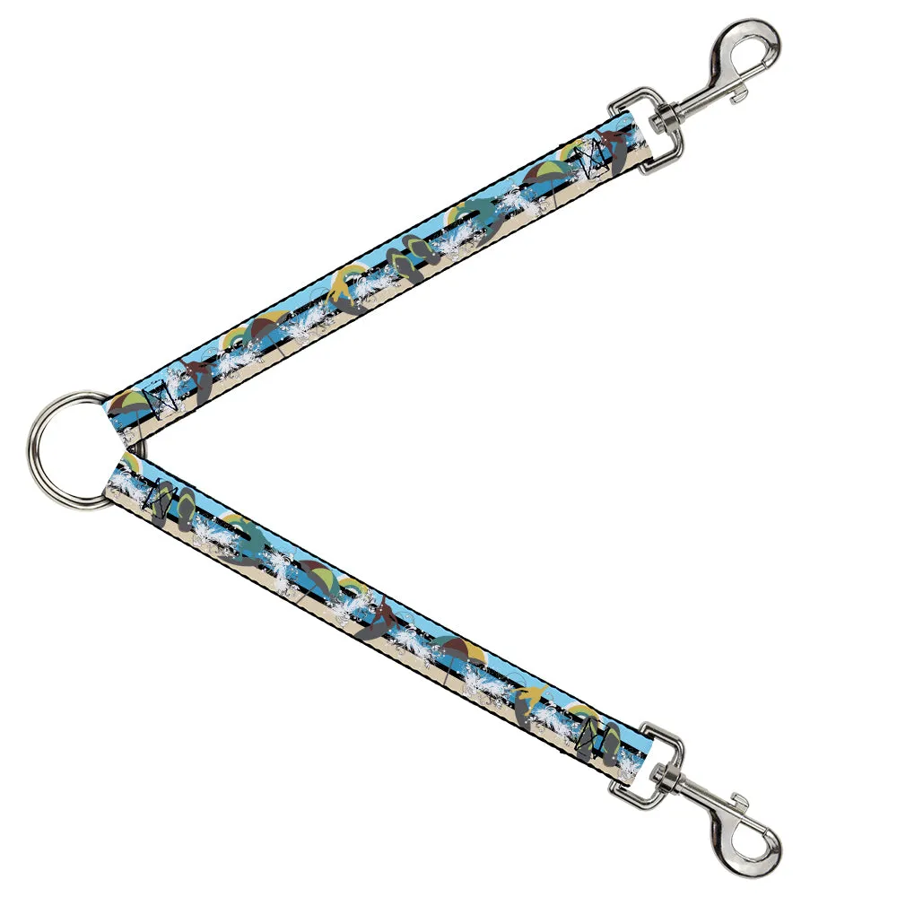 Dog Leash Splitter - Beach Scene 1