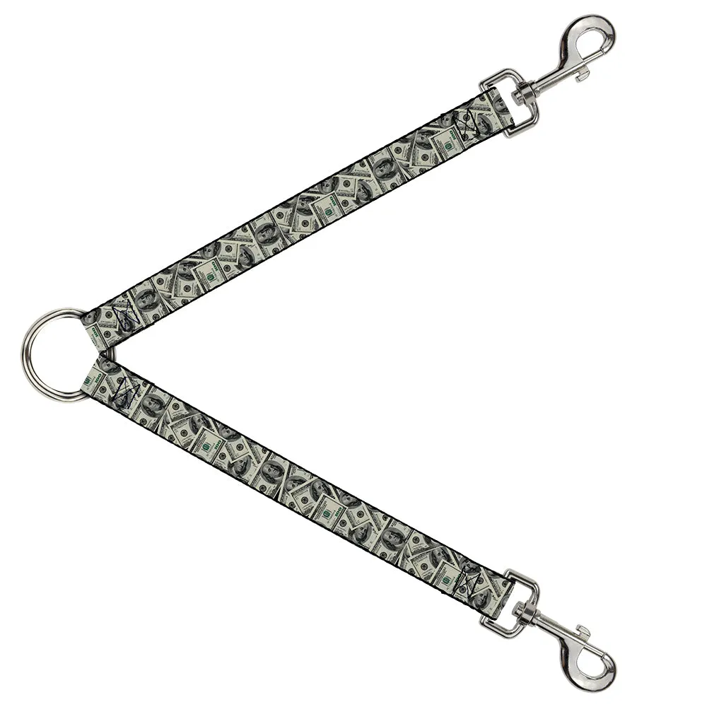 Dog Leash Splitter - Benjamins2 Stacked