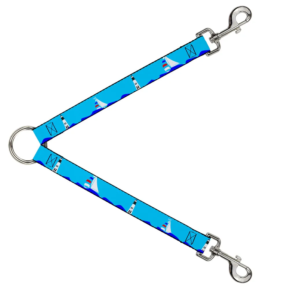 Dog Leash Splitter - Boats on the Water