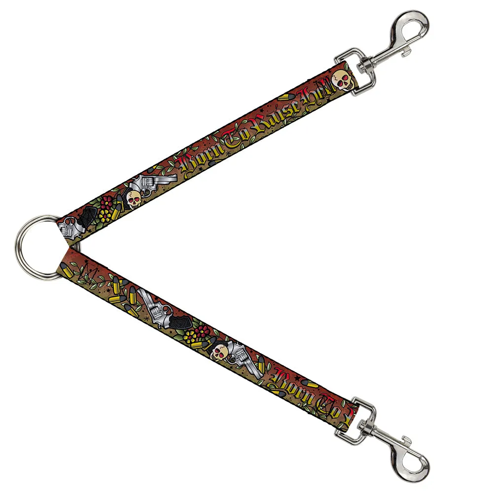 Dog Leash Splitter - Born to Raise Hell Red