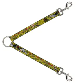 Dog Leash Splitter - Born to Raise Hell Yellow