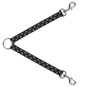 Dog Leash Splitter - Boudoir Wallpaper Black/White