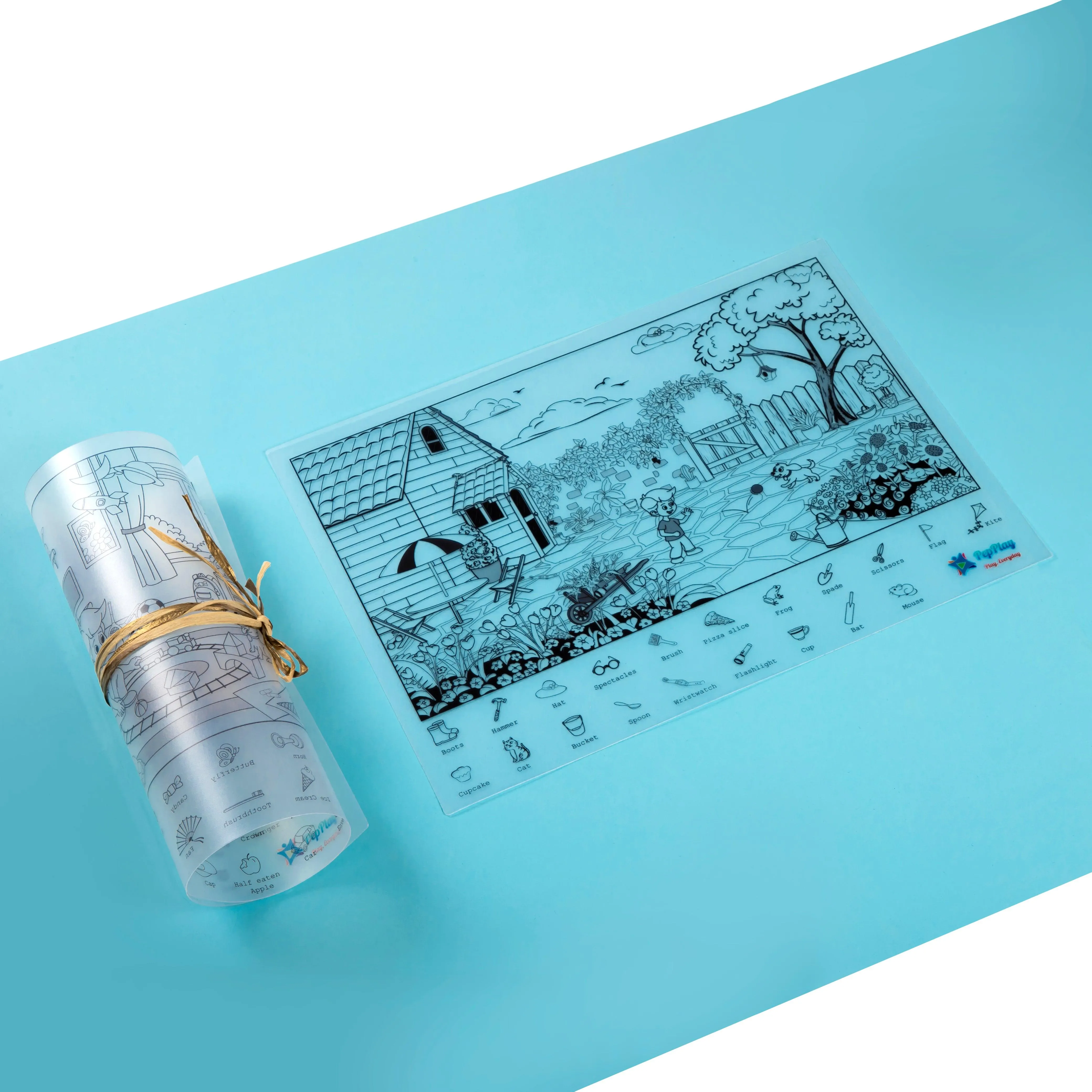 Doodle Placemats-Find & Color