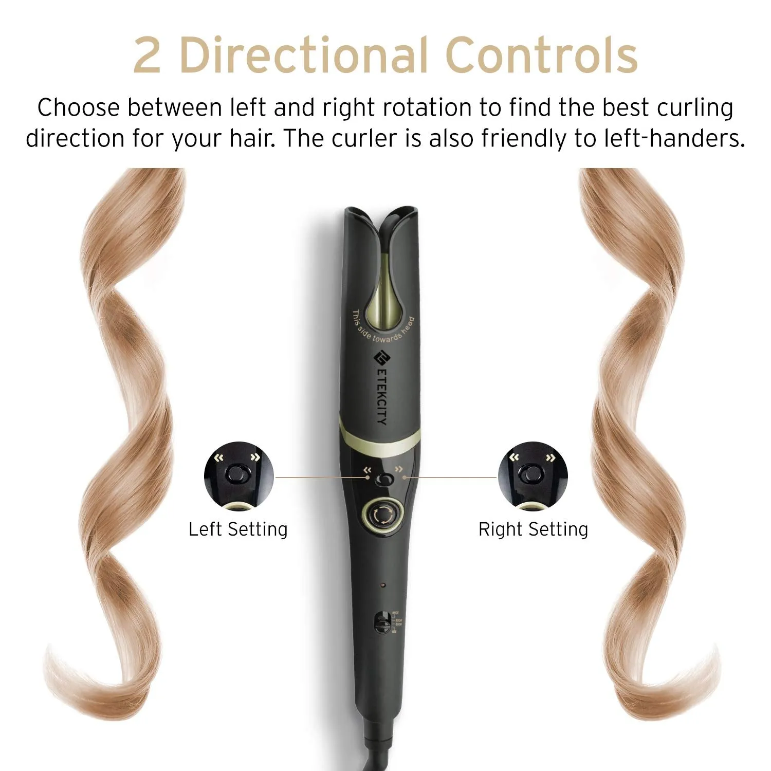 ETEKCITY - Instant Auto Curler