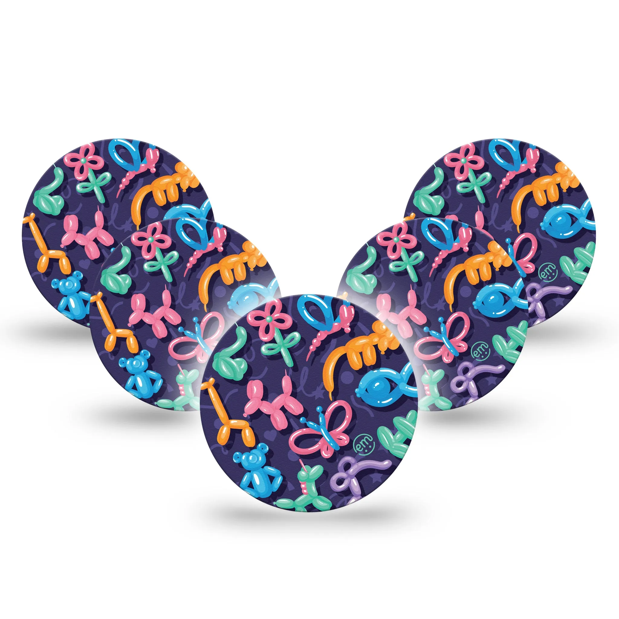 ExpressionMed OverPatch Balloon Animals Adhesive Patch Freestyle Libre 3