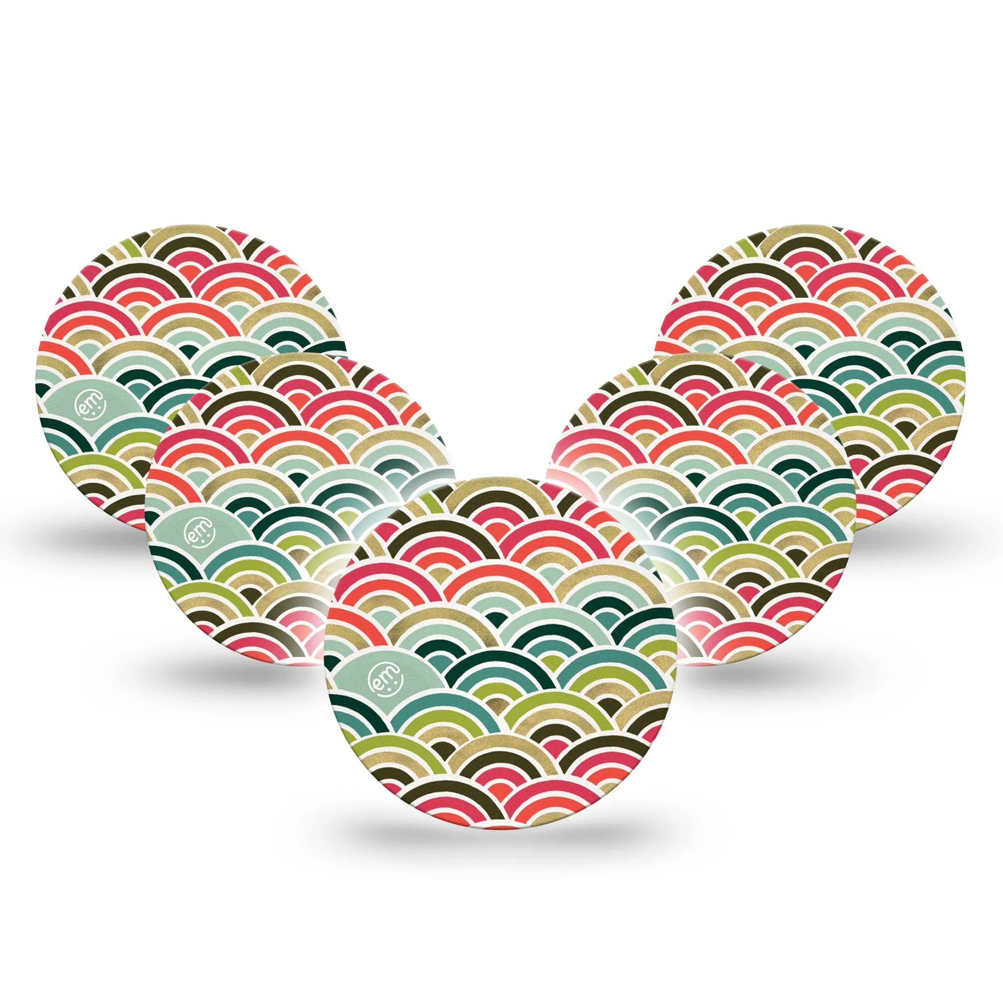 ExpressionMed OverPatch Coral Mint Adhesive Patch Freestyle Libre 3