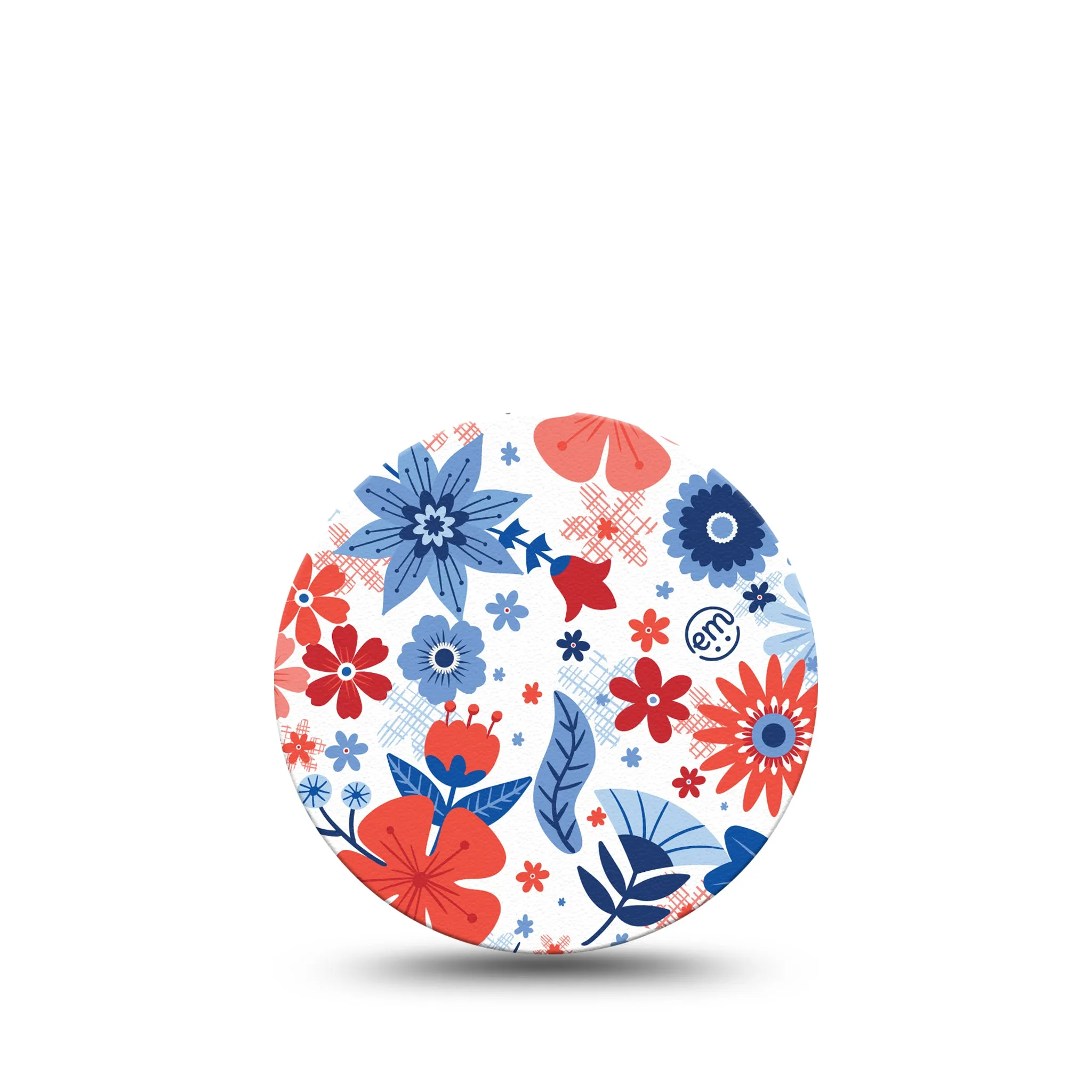 ExpressionMed OverPatch July Flowers Adhesive Patch Freestyle Libre 3