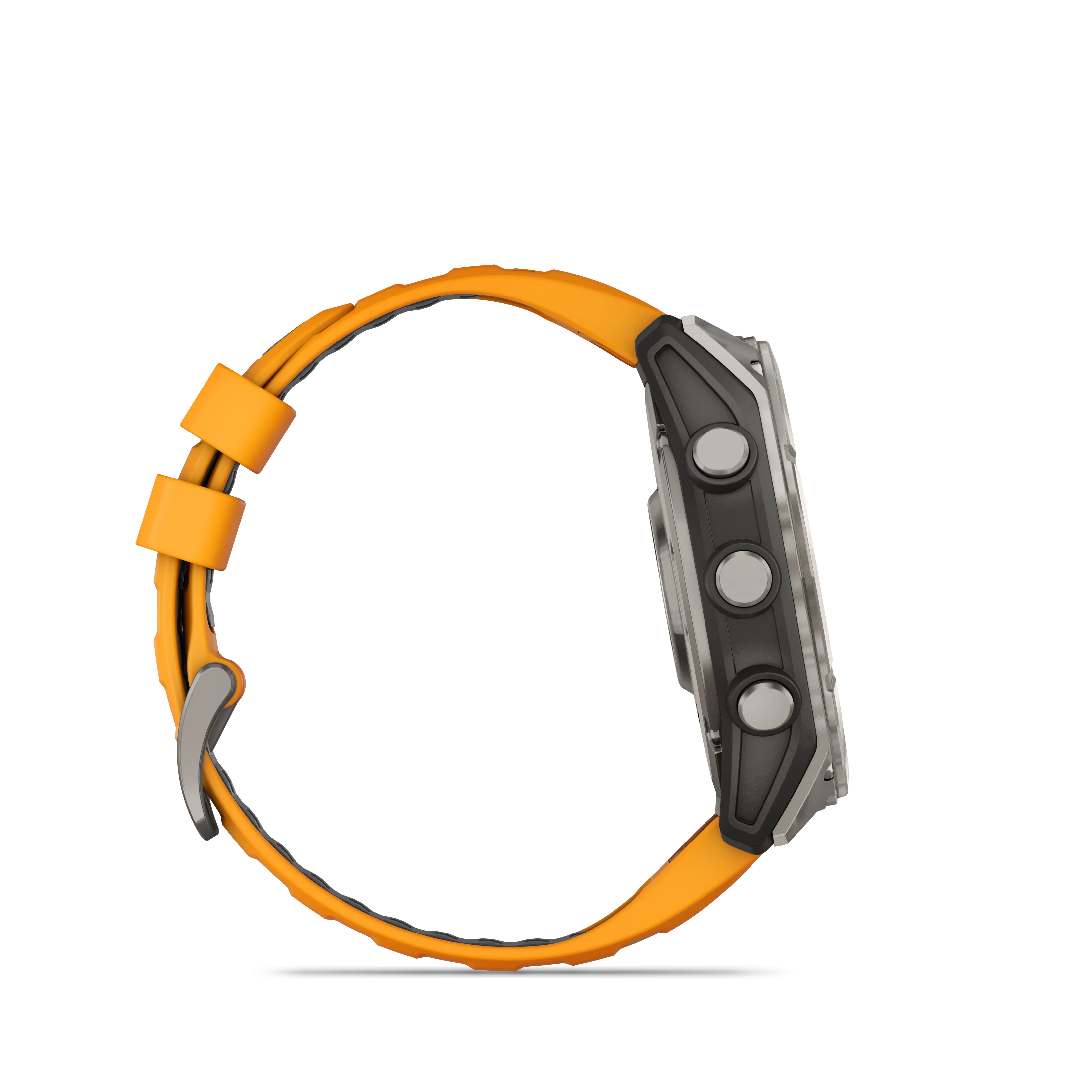 Fenix 8 GPS Smartwatch, 51mm - AMOLED Sapphire, Titanium with Spark Orange/Graphite Silicone Band - 010-02905-11