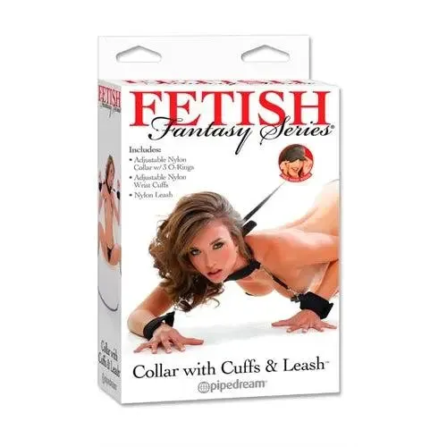 Fetish Fantasy Series Collar With Cuffs and Leash
