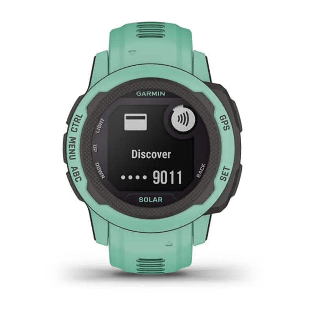 Garmin Instinct 2S Solar Neo Tropic Smaller-Sized Rugged Outdoor Solar Charging Capabilities Multi-GNSS Support Watch - 010-02564-12