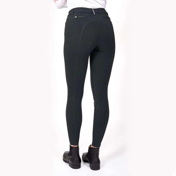 HORSE RIDING BREECHES FOR WOMAN mod.MILANO WITH GRIP AND FRONT AND REAR POCKETS