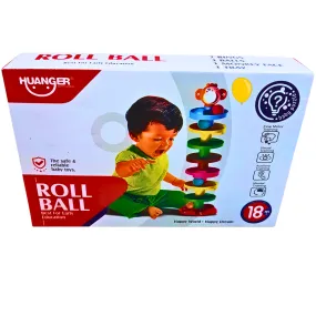Huanger Roll Ball Educational Toy for Babies | Colorful Ball Drop Tower | 18  Months