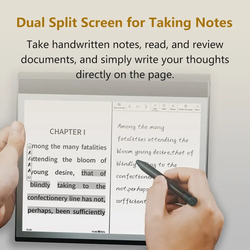 inkNoteS--10.3'' Black&White E reader