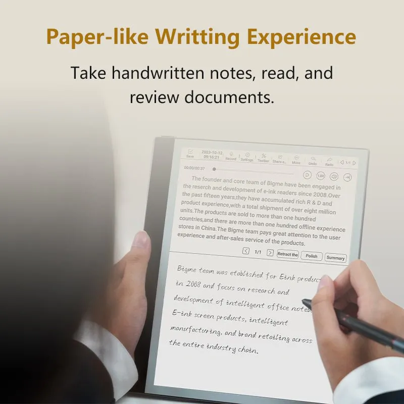 inkNoteS--10.3'' Black&White E reader