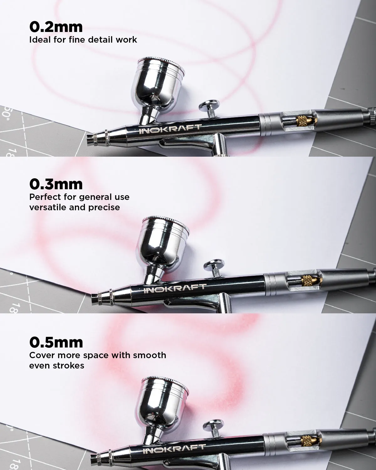 InoKraft Airbrush Kit with Air Compressor
