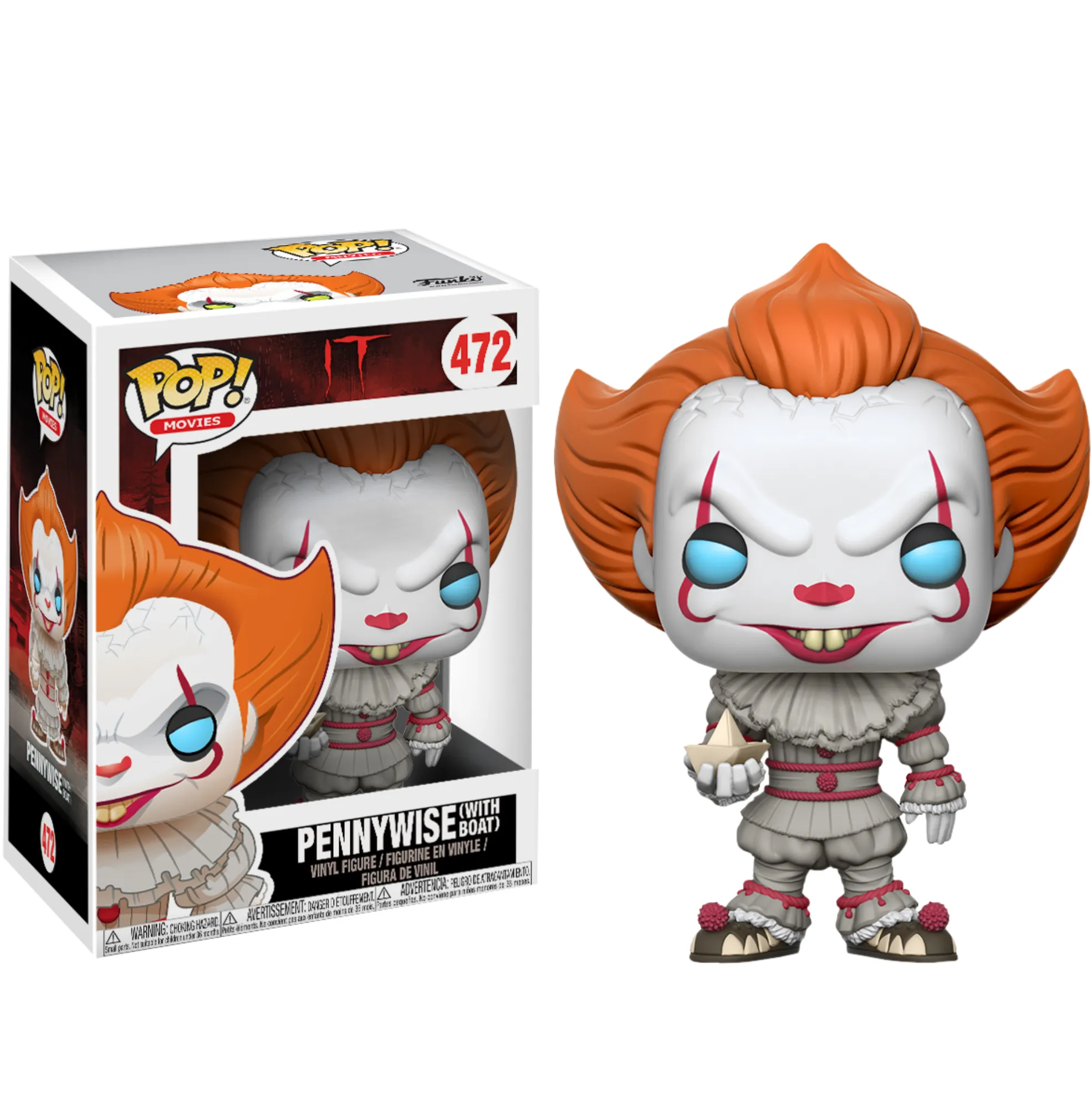 IT (2017) - Pennywise with Boat Pop! Vinyl Figure