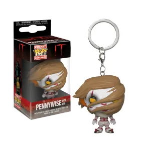 IT (2017) - Pennywise with Wig Pocket Pop! Vinyl Keychain