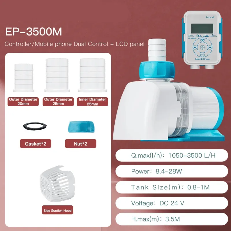 JEBAO EP Series Water Pump - Controller/Mobile phone Dual Control (Remote   Intelligent Timing) - (EP3500M/EP5000M/EP6500M/EP8500M/EP10000M)