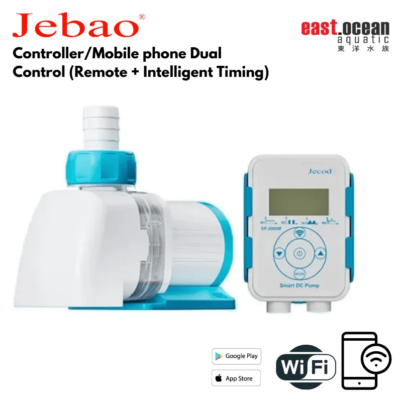 JEBAO EP Series Water Pump - Controller/Mobile phone Dual Control (Remote   Intelligent Timing) - (EP3500M/EP5000M/EP6500M/EP8500M/EP10000M)