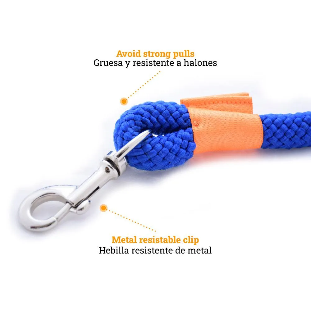 Kanu Pet Blue Dog Leash with Padded Handle