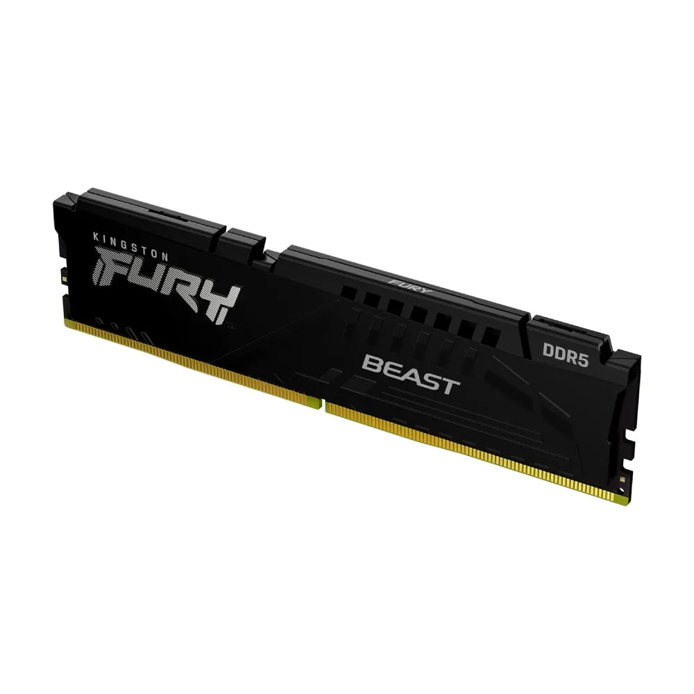 Kingston FURY Beast EXPO RAM, 8 GB DDR5 (1 x 8 GB), 6000 MHz, CL36, KF560C36BBE-8, black
