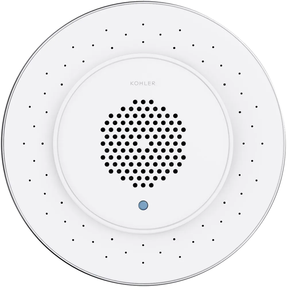 KOHLER K-9245-0 2.5 GPM Moxie Showerhead and Wireless Speaker