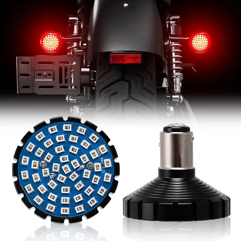 LED Turn Signals & Running Light with Dual Contact 1157 Insert Kit for Motorcycles
