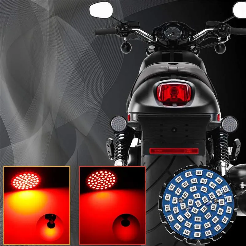 LED Turn Signals & Running Light with Dual Contact 1157 Insert Kit for Motorcycles