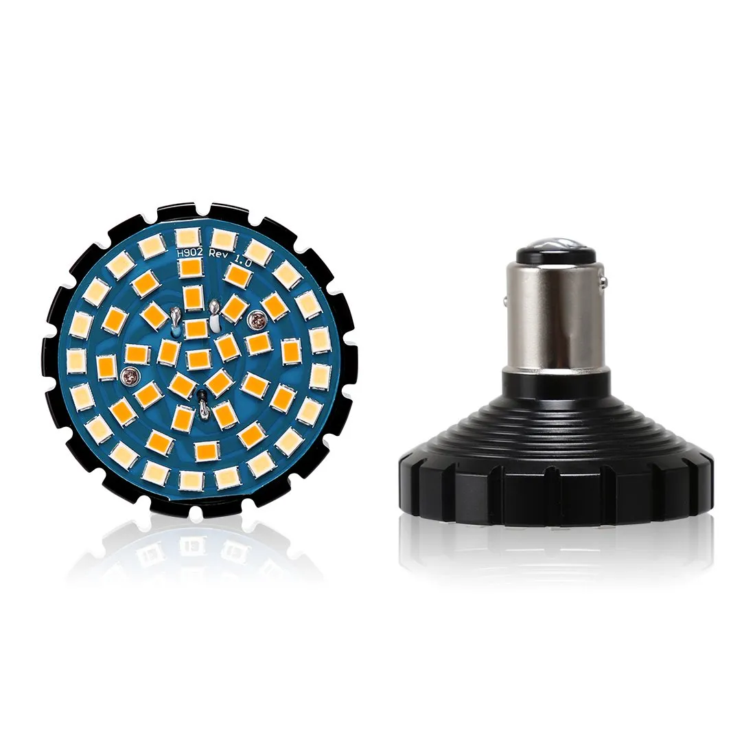 LED Turn Signals & Running Light with Dual Contact 1157 Insert Kit for Motorcycles